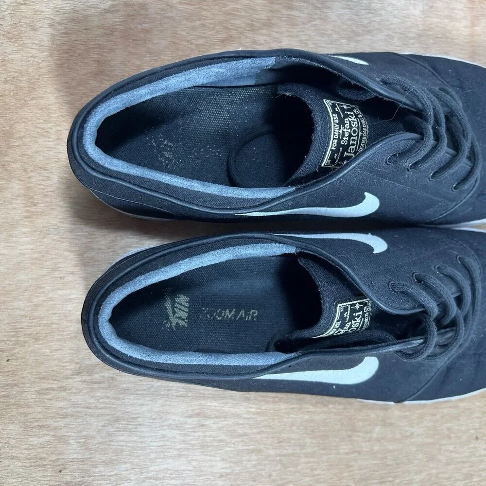 Nike SB Zoom Air Stefan Janoski 615957-028 Black Low Top Skate Shoes Men Size 13